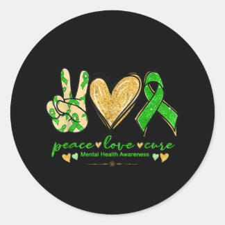 Mental Health Awareness Month | Health Matters Classic Round Sticker