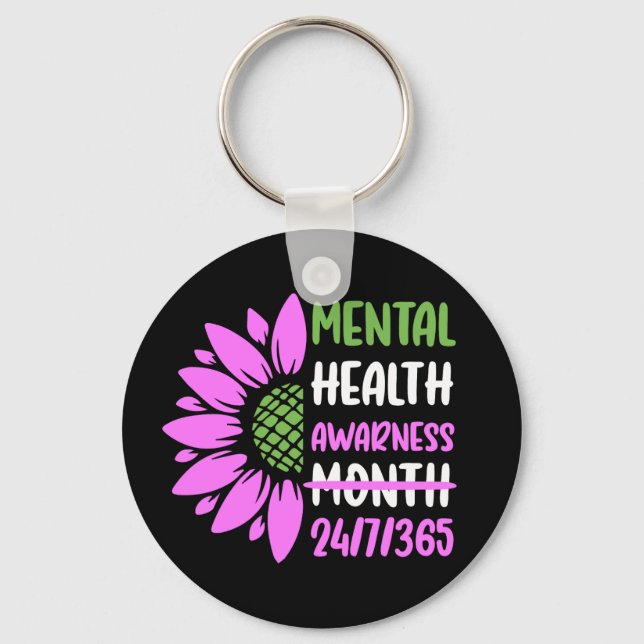 Mental Health Awareness Month Key Ring (Front)