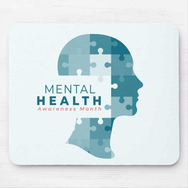 Mental Health Awareness Month Mouse Mat (Front)