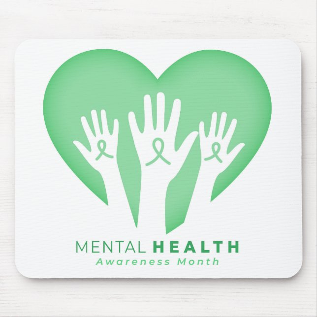 Mental Health Awareness Month Mouse Mat (Front)