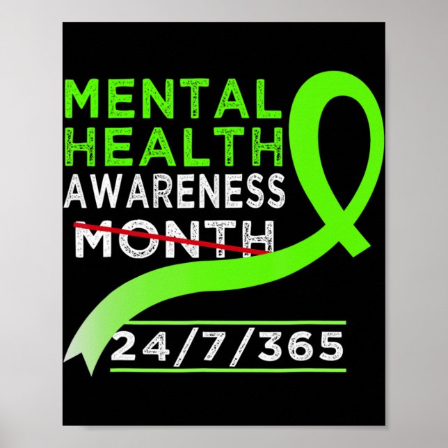 Mental Health Awareness Month Of May Fight The Sti Poster (Front)