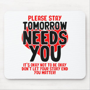 Mental Health Awareness Month People With Depressi Mouse Mat