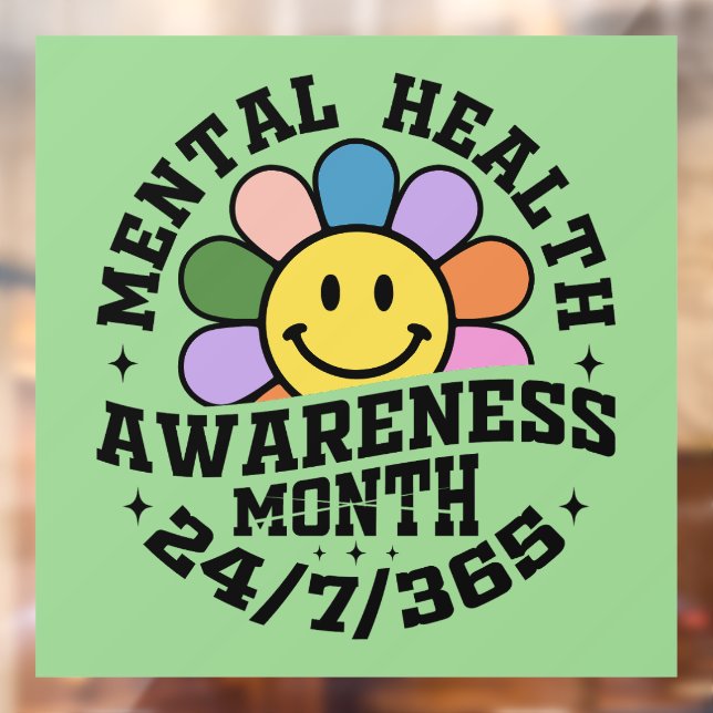 Mental Health Awareness Month Window Cling (Sheet 2)