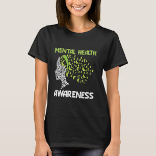 Mental Health Awareness Month Word Cloud Support A T-Shirt