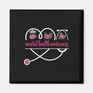 Mental Health Awareness Nurse Psychiatric Rn Pmhnp Magnet