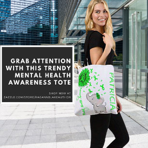 Mental Health Awareness Personalised Tote