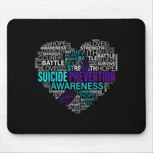 Mental Health Awareness Prevention Month Digital Mouse Mat