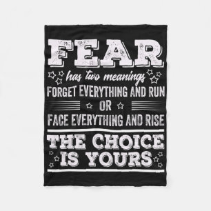 Mental Health Awareness Quote For Women Christian Fleece Blanket