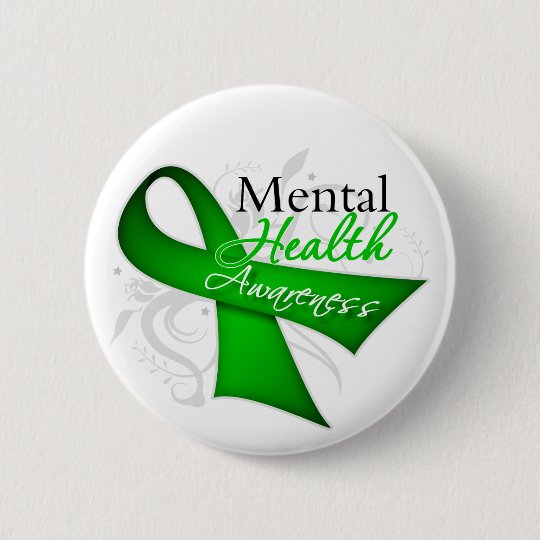 Mental Health Awareness Ribbon 6 Cm Round Badge Zazzle.co.uk