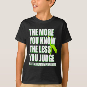 Mental Health Awareness - Ribbon Support May Mont T-Shirt