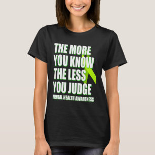 Mental Health Awareness  - Ribbon Support May Mont T-Shirt