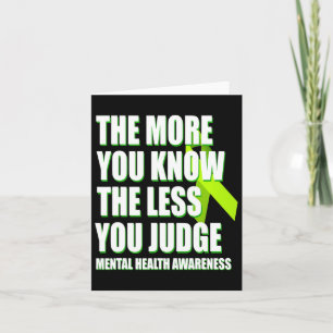 Mental Health Awareness - Ribbon Support May Month Card