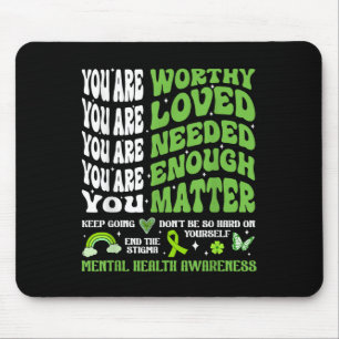 Mental Health Awareness S Motivational Support  Mouse Mat