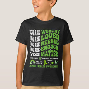 Mental Health Awareness S Motivational Support T-Shirt