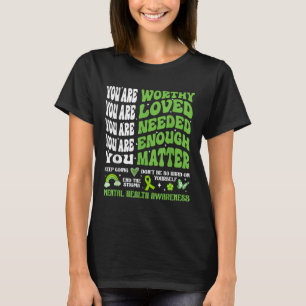 Mental Health Awareness S Motivational Support T-Shirt