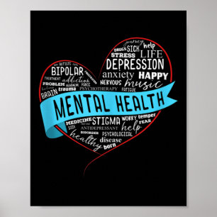 Mental Health Awareness Shirt For Women And Men He Poster