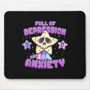 Mental Health Awareness Shirt Full Of Depression A Mouse Mat
