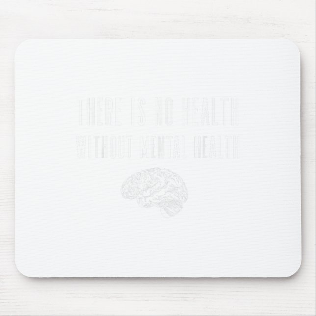 Mental Health Awareness Shirt - Green End The Stig Mouse Mat (Front)