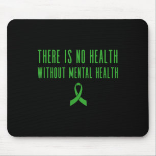 Mental Health Awareness Shirt - Green Ribbon Mouse Mat