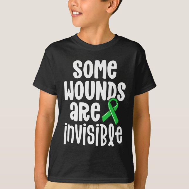 Mental Health Awareness Shirt Some Wounds Are Invi (Front)