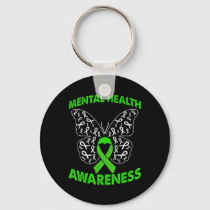 Mental Health Awareness Social Anxiety Mental Ther Key Ring