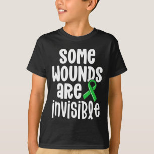 Mental Health Awareness Some Wounds Are Invisible  T-Shirt