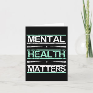 Mental Health Awareness Stigma Premium Card