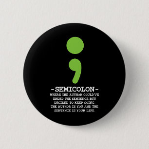 Mental Health Awareness Suicide Prevention 6 Cm Round Badge
