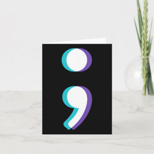 Mental Health Awareness - Suicide Prevention Semi  Card