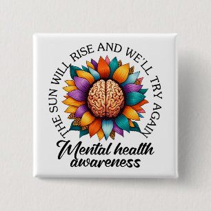 Mental Health Awareness/Support 15 Cm Square Badge
