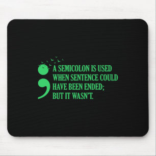 Mental Health Awareness Supporter Graphic Mouse Mat