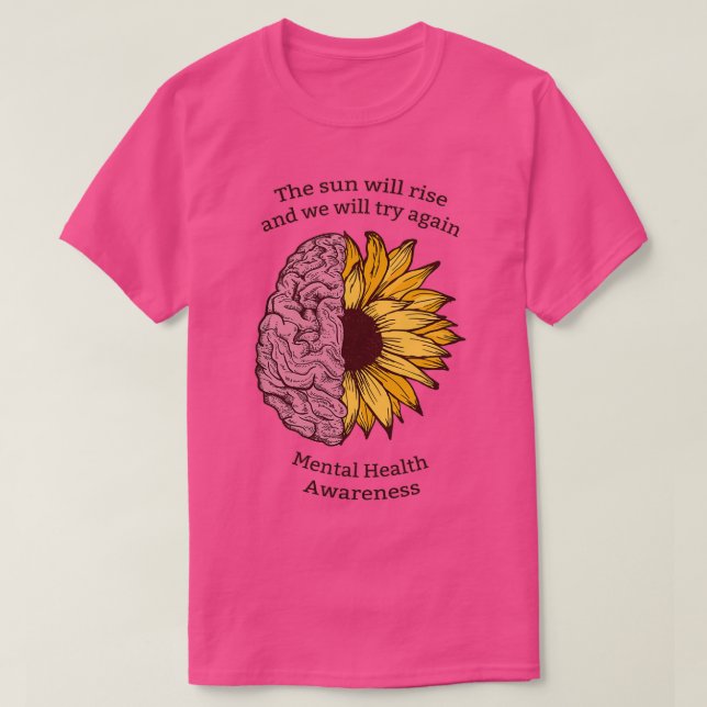 Mental Health Awareness T-Shirt (Design Front)
