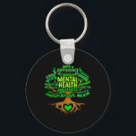 Mental Health Awareness Tree Mens Womens Grreen Ri Key Ring<br><div class="desc">Mental Health Awareness Tree Mens Womens Grreen Ribbon</div>