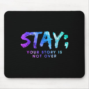 Mental Health Awareness Wall Art Mouse Mat