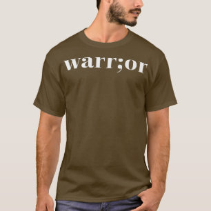 Mental Health Awareness Warrior Semicolon4105 T-Shirt