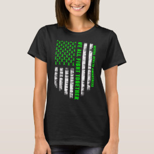 Mental Health Awareness We All Fight Together Gree T-Shirt