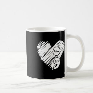 Mental Health Awareness Week Semicolon Suicide Pre Coffee Mug
