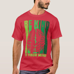 Mental Health Aweareness Funny Human Brain Ribbon4 T-Shirt