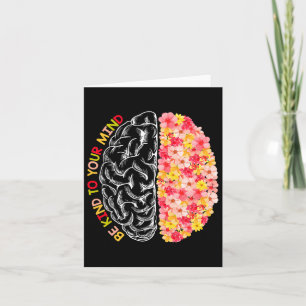 Mental Health Be Kind Fun To Your Mind Autism Awar Card