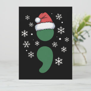 Mental Health Christmas Depression Awareness Xmas Holiday Card