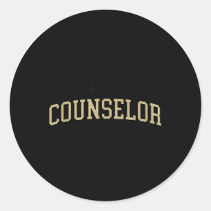 Mental Health Counsellor Mental Awareness Therapis Classic Round Sticker