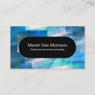 Mental Health Counsellor Modern Design Business Card