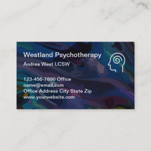 Mental health Counsellor Of Psychiatry Business Card
