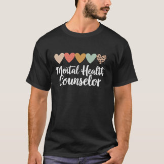 Mental Health Counsellor Psychologist Psychology P T-Shirt
