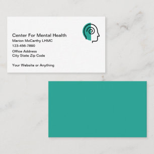 Mental Health Counselor Business Cards