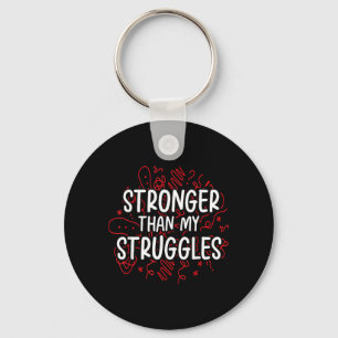 Mental Health Depression Positivity Anxiety Key Ring