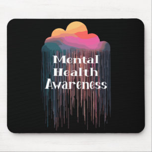 Mental health end the stigma mental health mouse mat