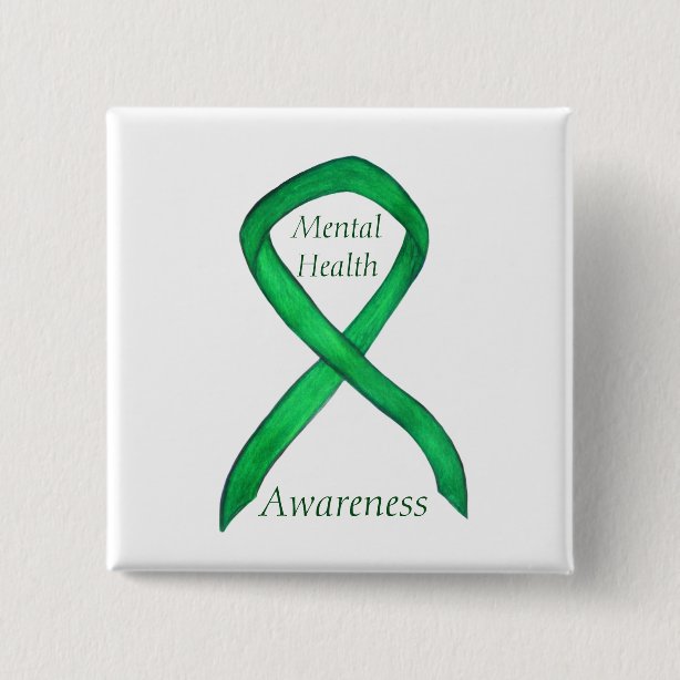 Mental Health Awareness Badges & Pins Zazzle UK