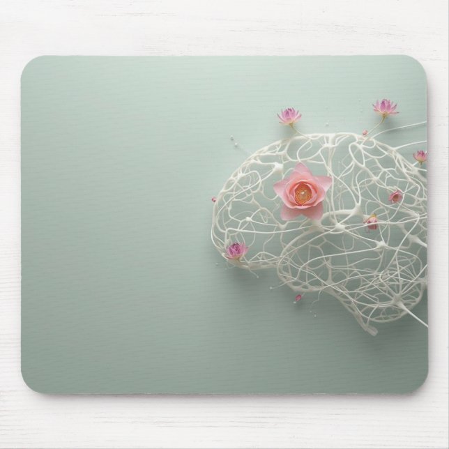 Mental Health Growth Art Notebook Mouse Mat (Front)