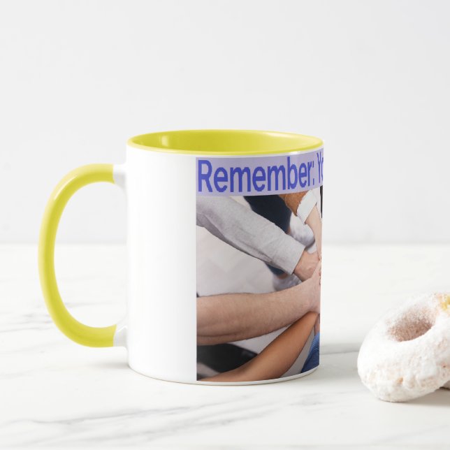Mental Health Help & Support  Mug (With Donut)